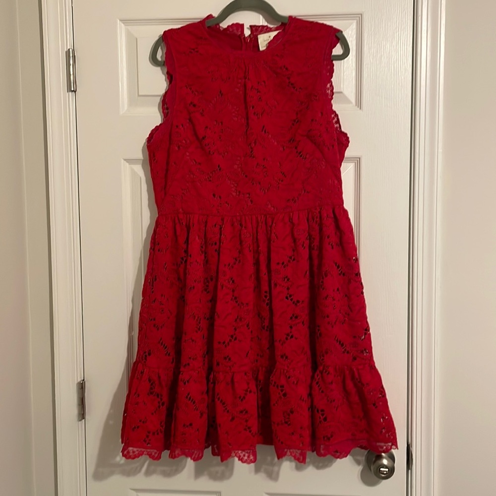 NWT Red Lace Kate Spade dress